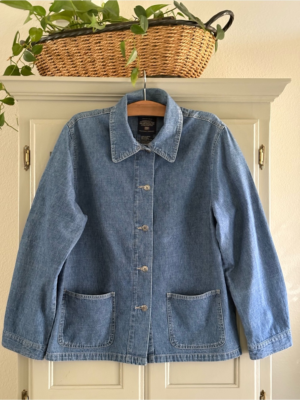 FADED GLORY Denim Chore / Utility Jacket | medium wash | 100% cotton | medium - Picture 3 of 7